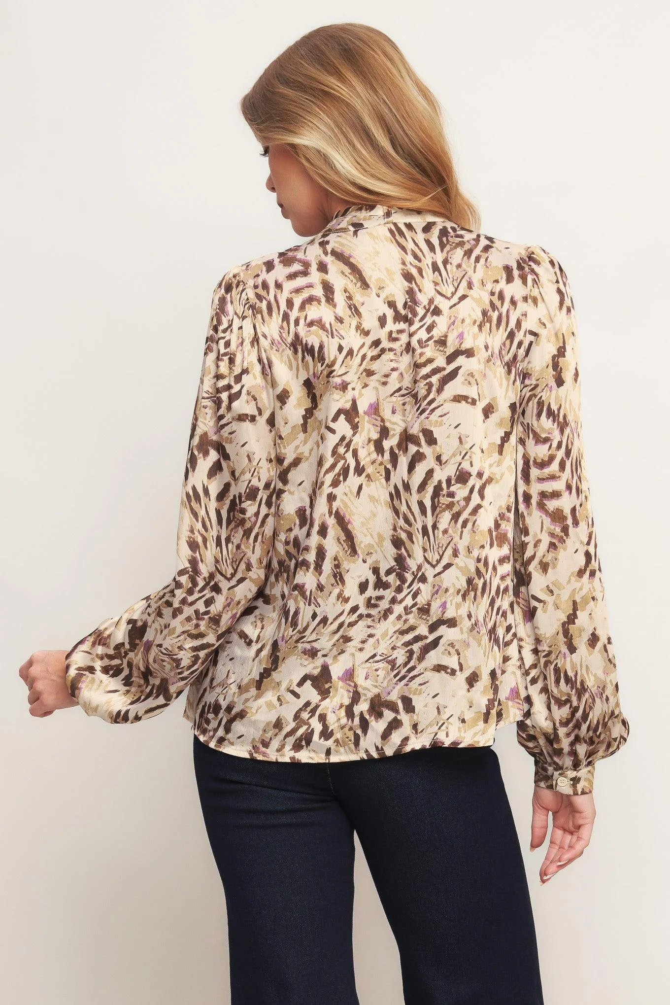 Wild Chic Cream Woven Top - Image 5