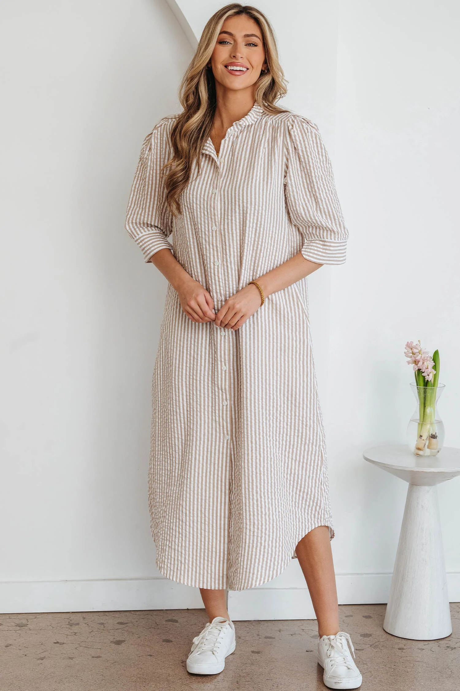 Threaded Pear Winona Collar Half Sleeve Shirt - Image 4