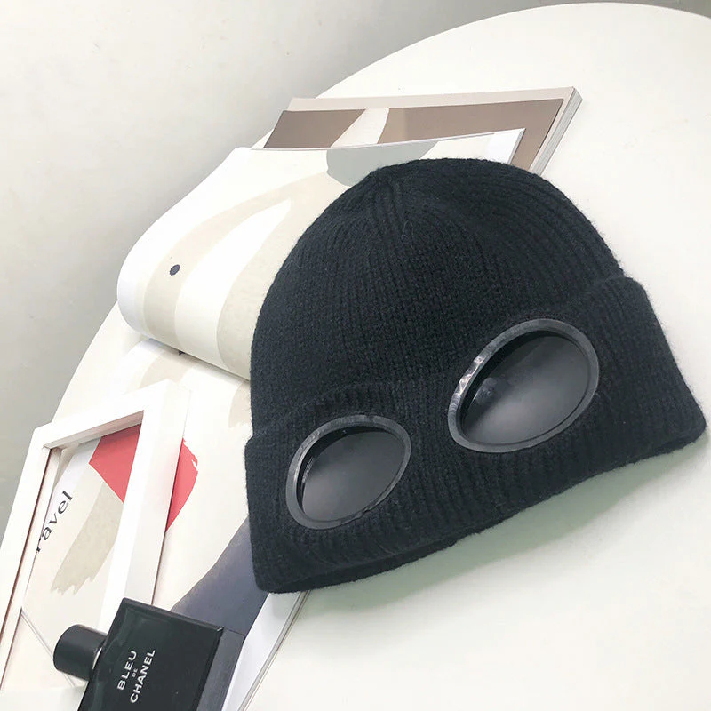 Women’s Pilot Wool Knit Hat – Winter Warm Knitted Aviator-Style Hat - Image 7