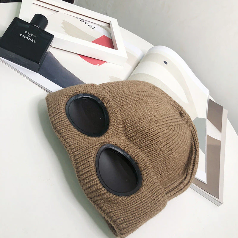 Women’s Pilot Wool Knit Hat – Winter Warm Knitted Aviator-Style Hat - Image 9