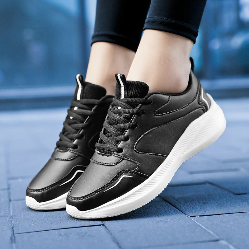 Women’s Waterproof Leather Sneakers - Image 2