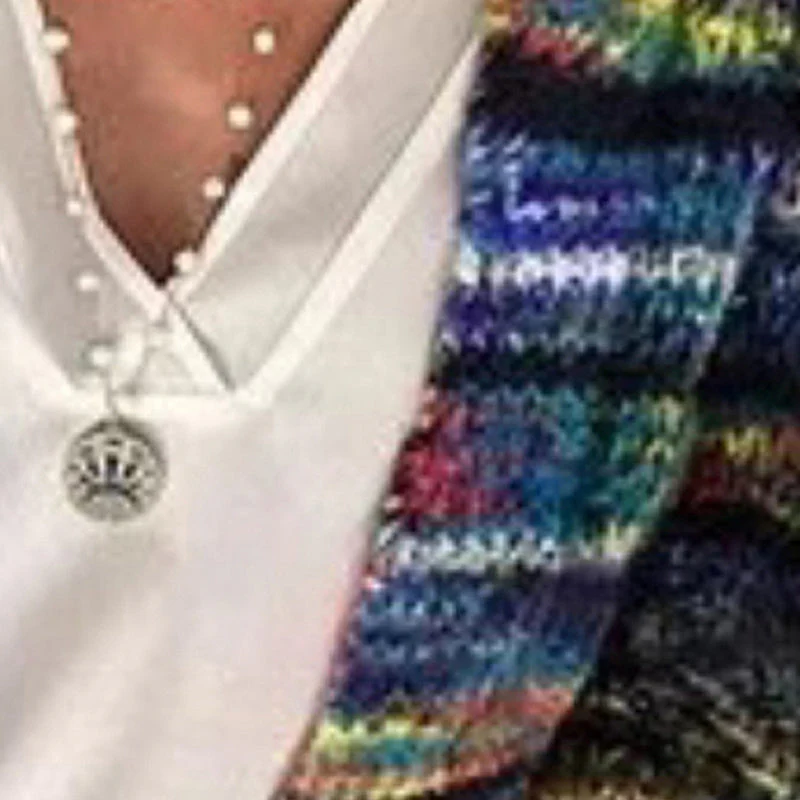 Women's Colorful Long Sleeve Cardigan - Image 5