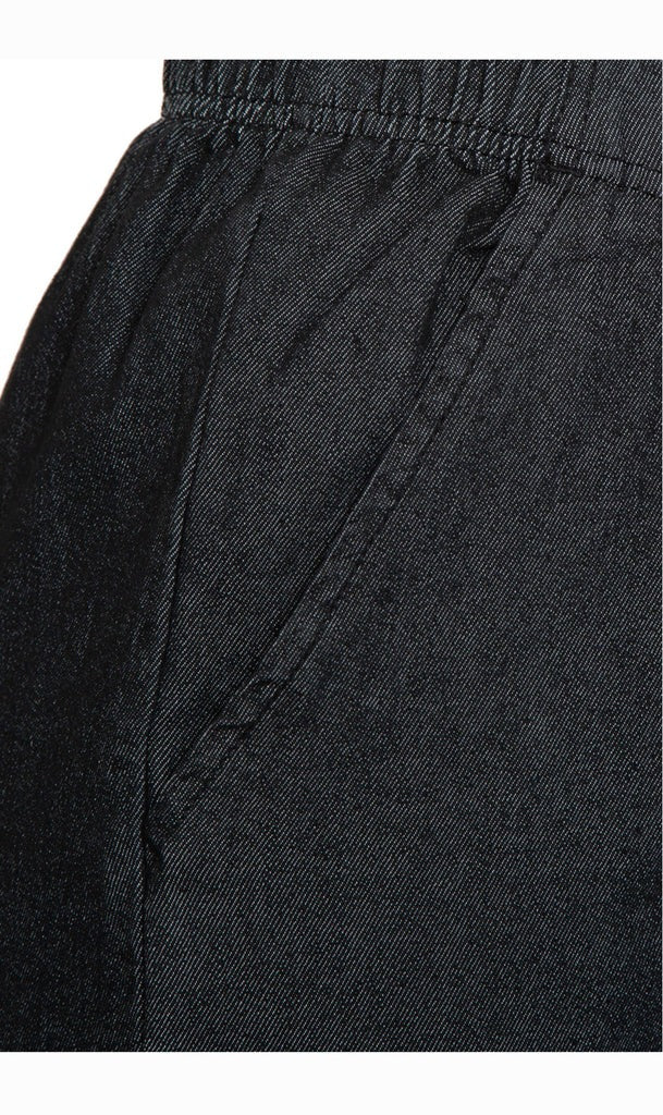Women's Elastic Waist Pull On Jeans in Denim & Twill - Soft & Lightweight with a bit Stretch - Image 21
