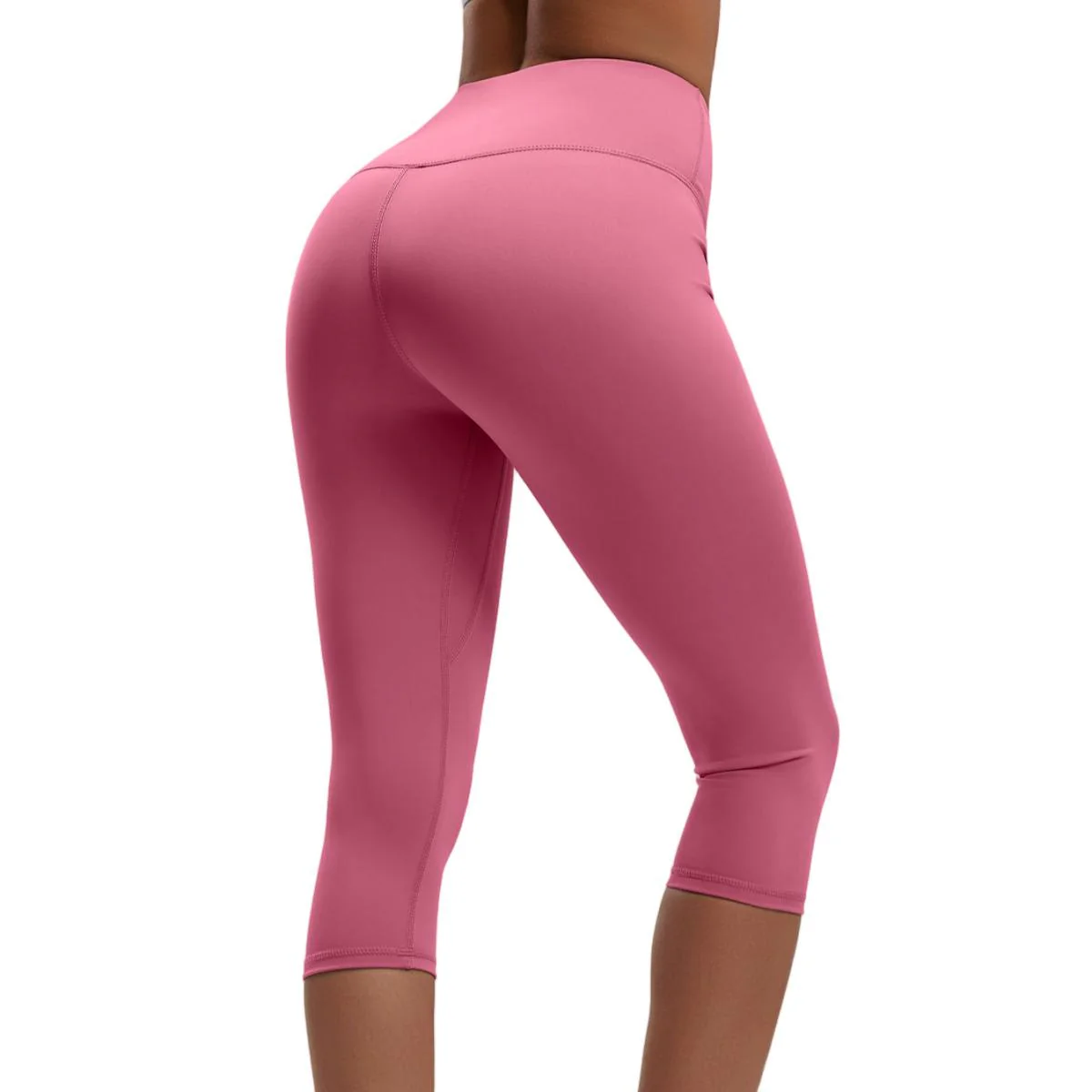 Women's High Waist Butt Lifting Capri Yoga Pants - Image 38