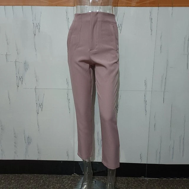 Women's High-Waisted Straight Leg Pants - Image 55
