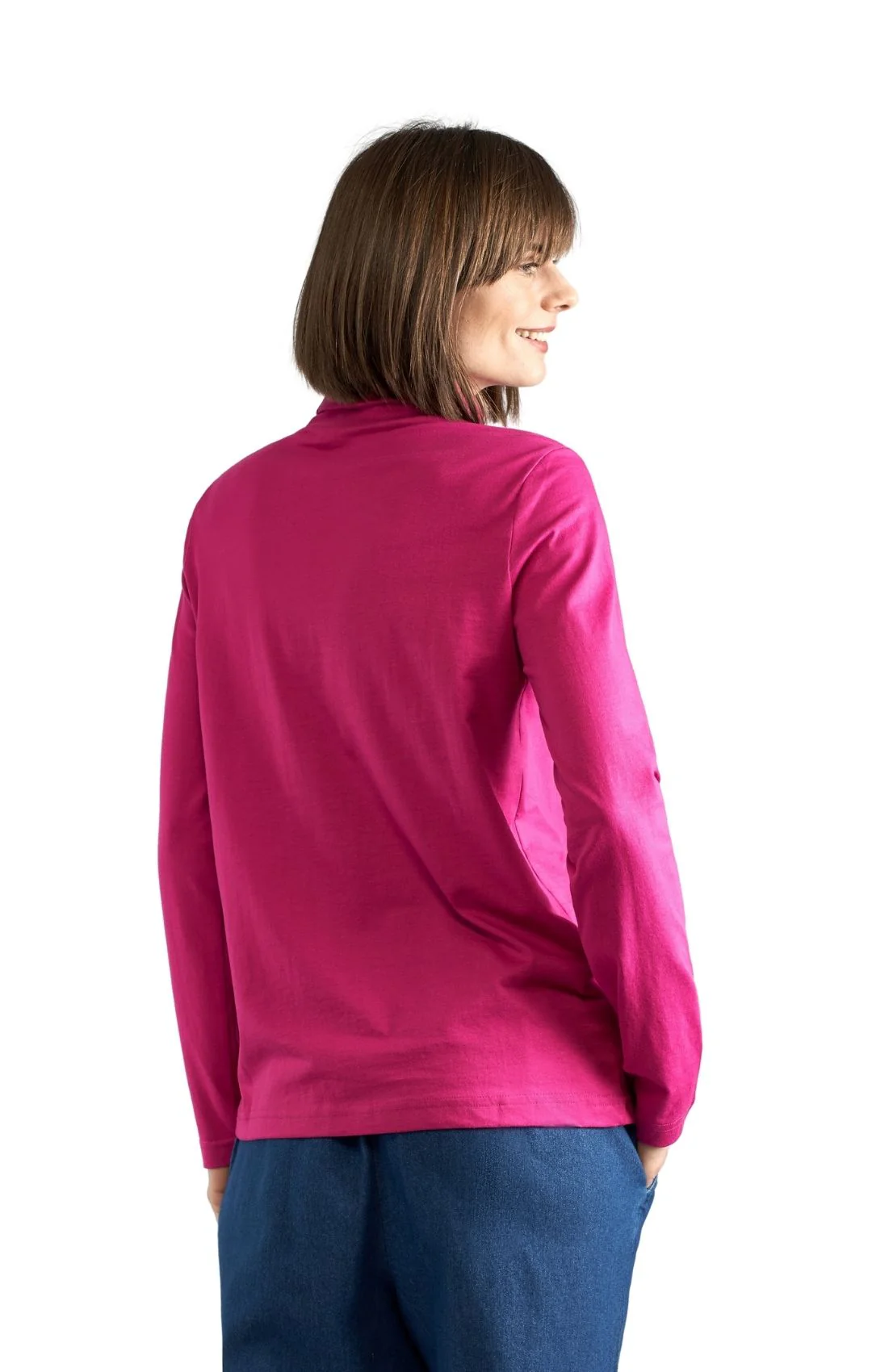 Women's Relaxed fit Long Sleeved Turtleneck Top - Image 4