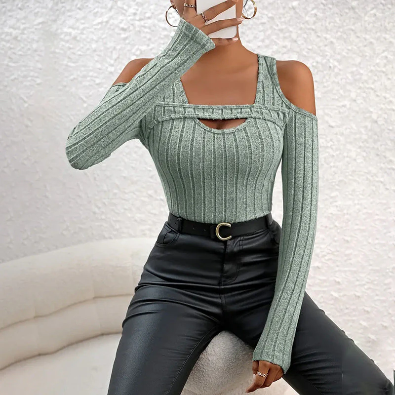 Women's Ribbed Long Sleeve Top - Image 6