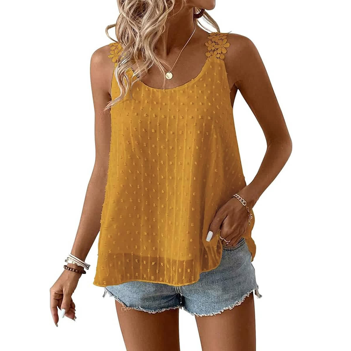 Women's Sleeveless Flowy Blouse - Image 5