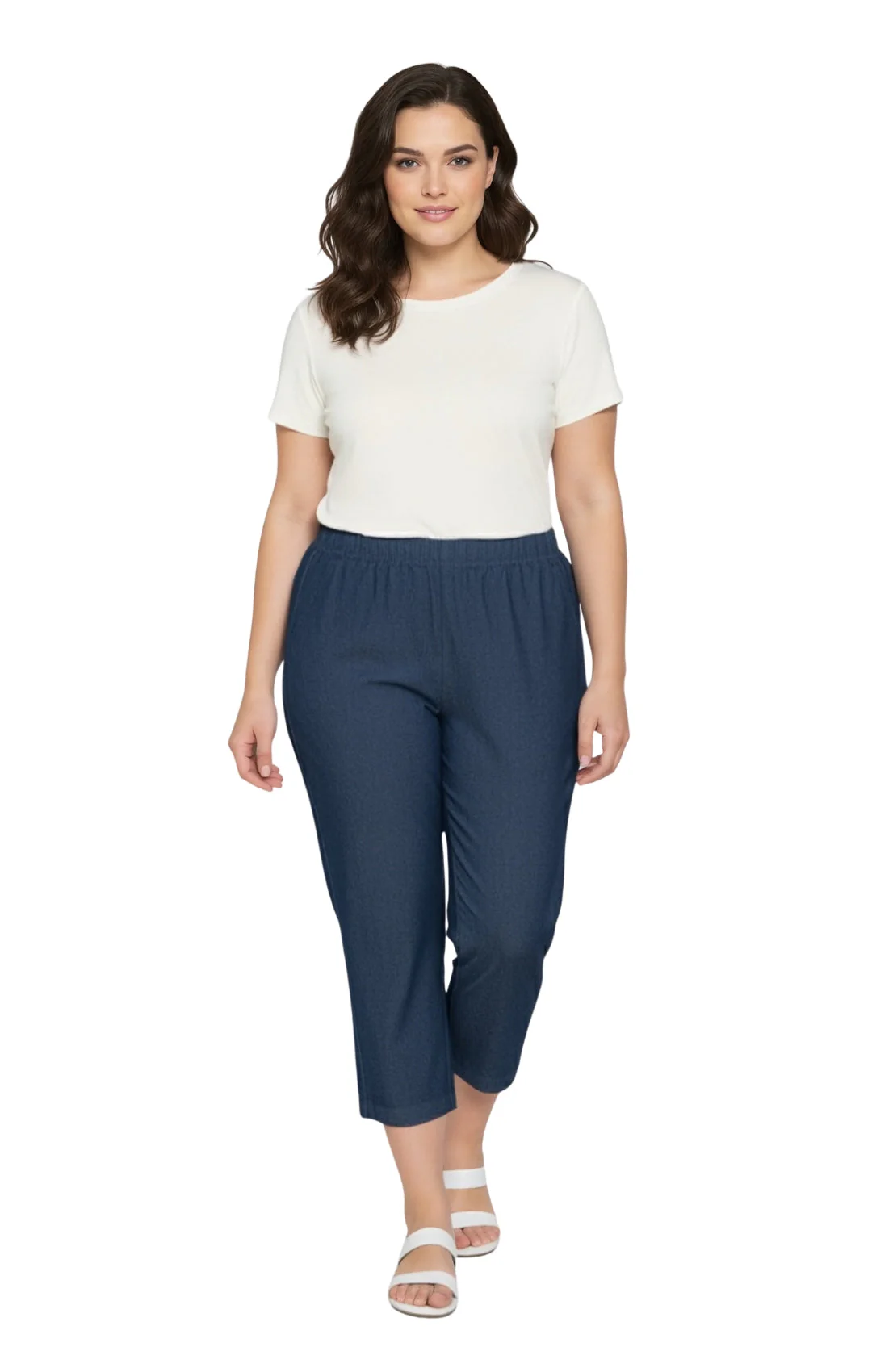 Women's Stretch Denim Capris– Lightweight Stretch - Image 12