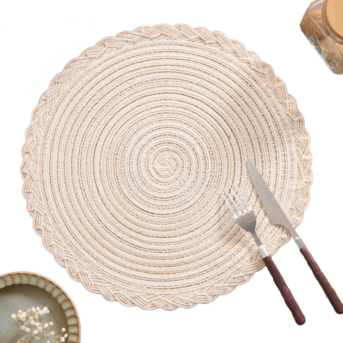 Woven Round Placemats - Image 26