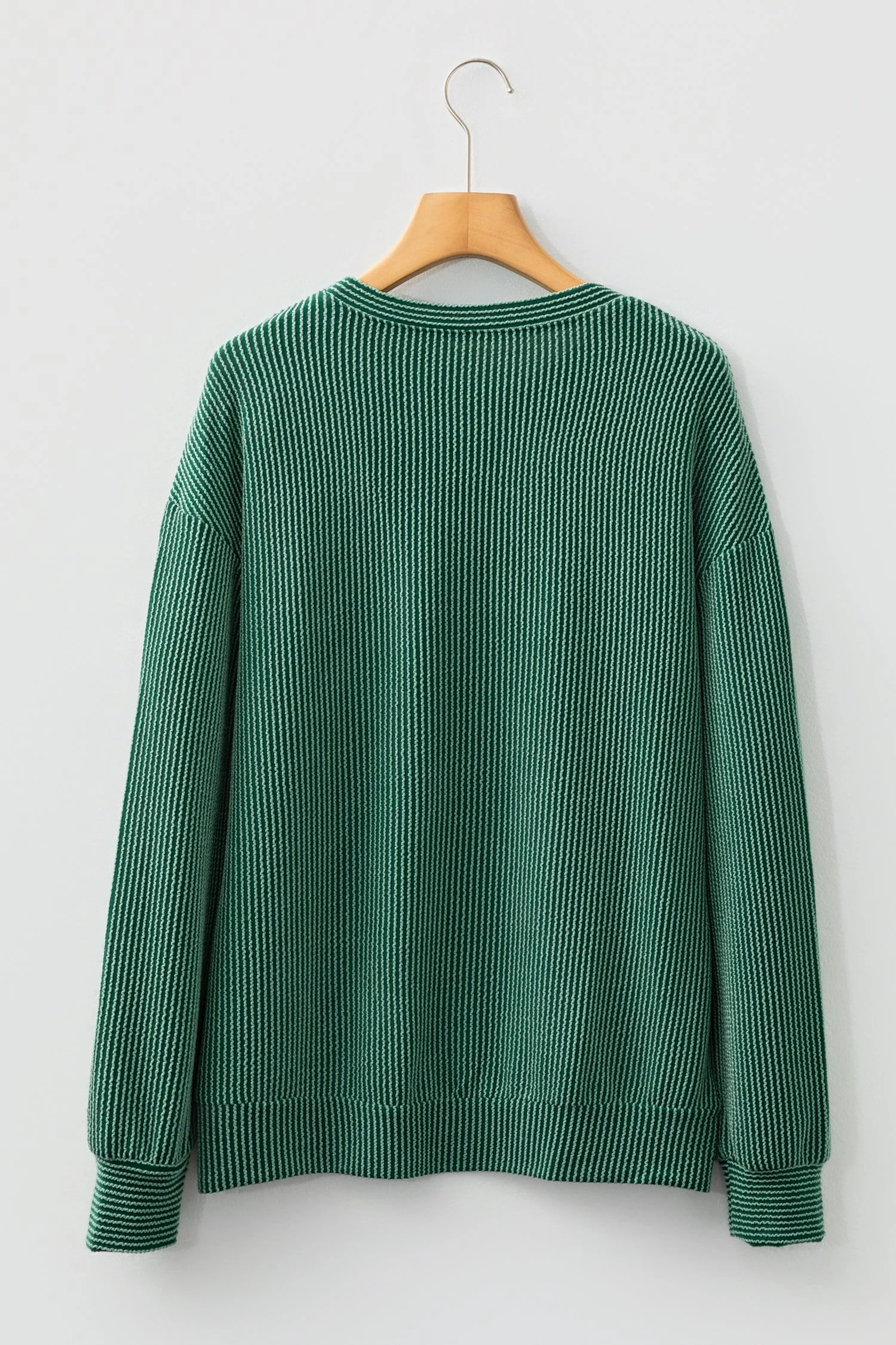 Threaded Pear Ximena Letter Graphic Loose Long Sleeve Top - Image 6