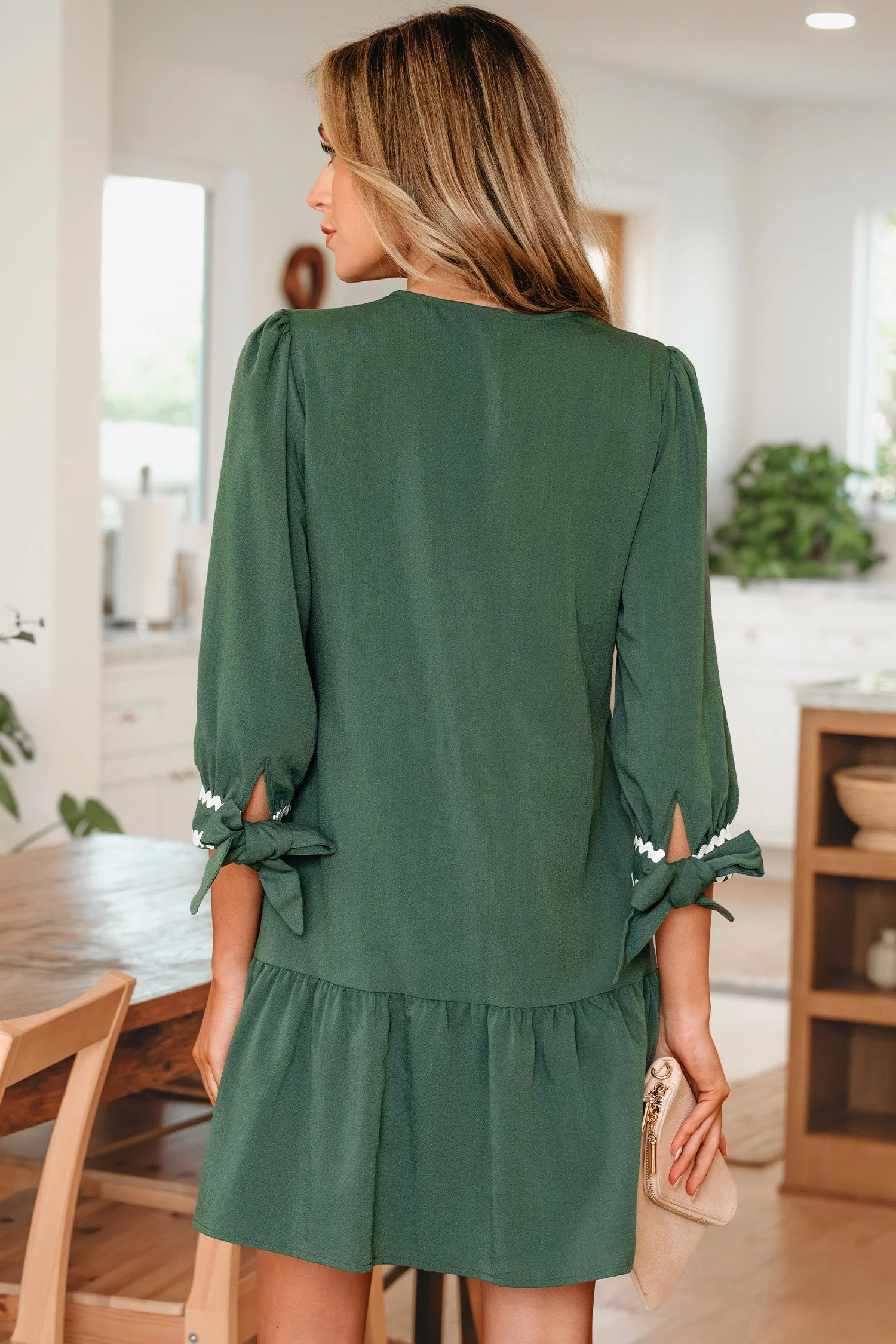 Threaded Pear Xyla Bracelet Sleeve Shift Dress - Image 2