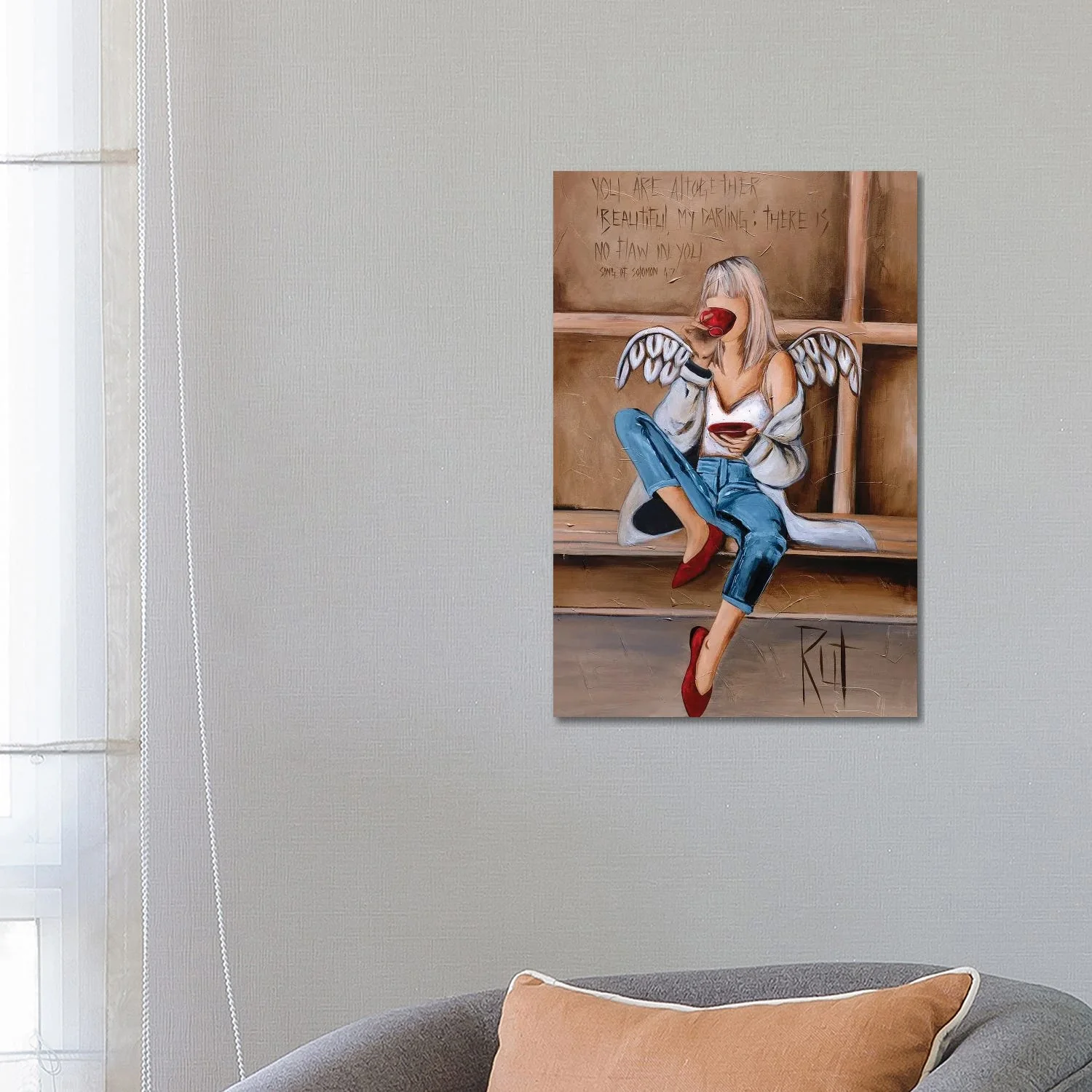 You Are Altogether Beautiful by Ruth's Angels - Canvas Gallery Wrap - Image 2