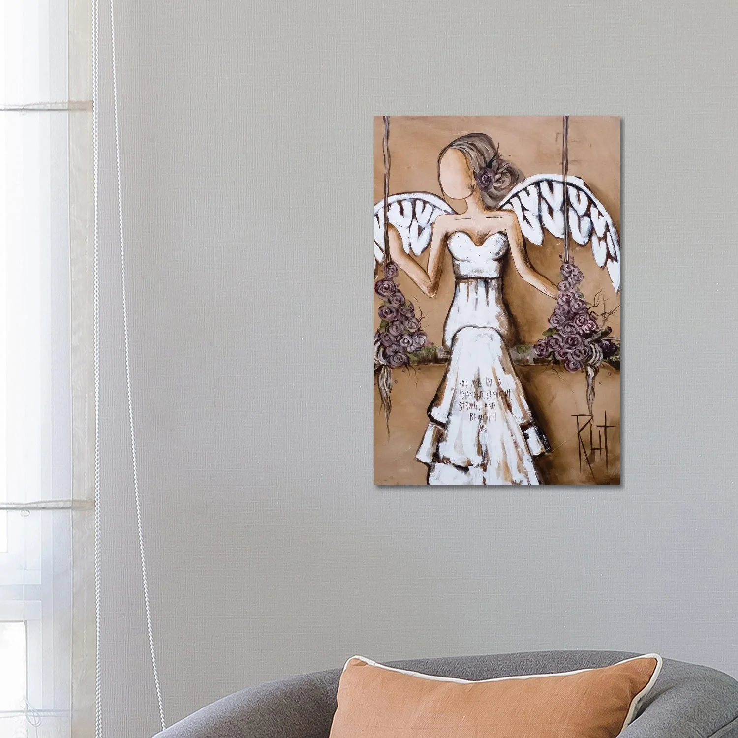 You Are Like A Diamond by Ruth's Angels - Canvas Gallery Wrap - Image 2