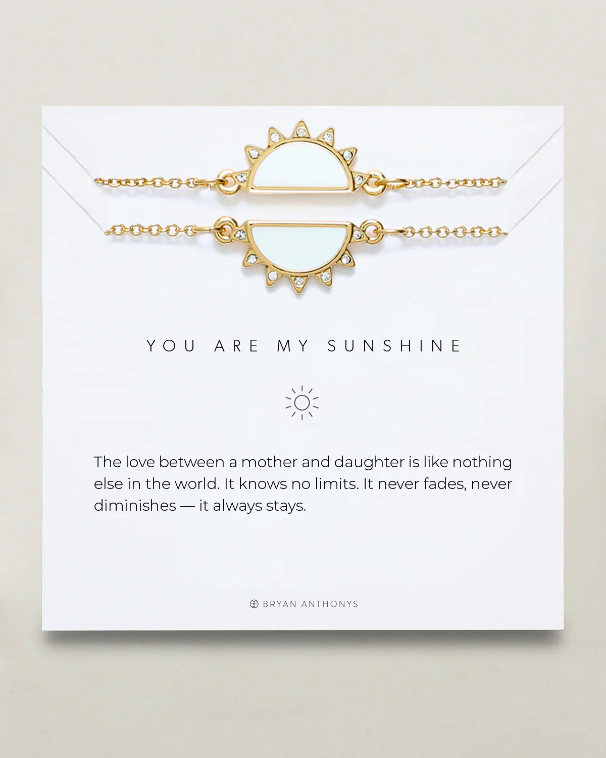 You Are My Sunshine Bracelet Set