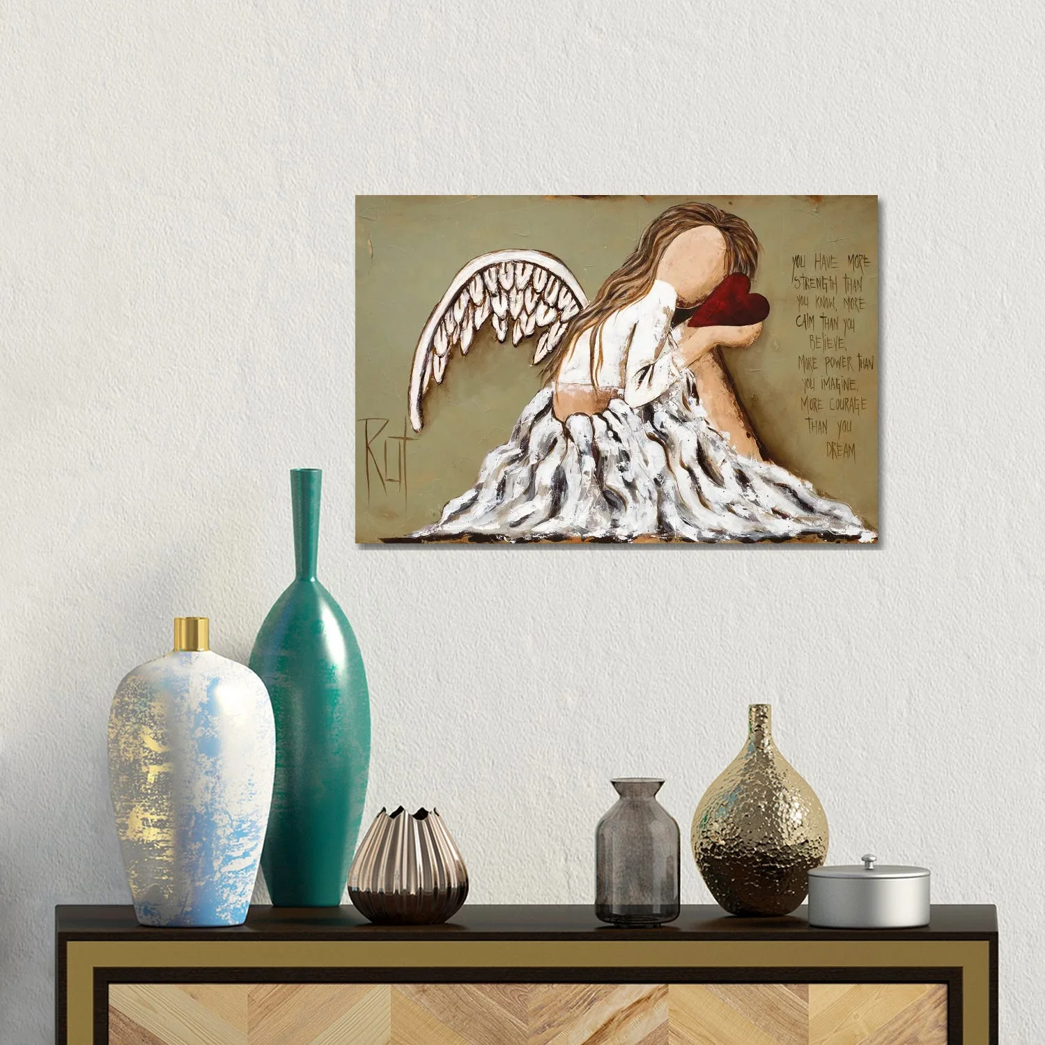 You Have More Strength by Ruth's Angels - Canvas Gallery Wrap - Image 4