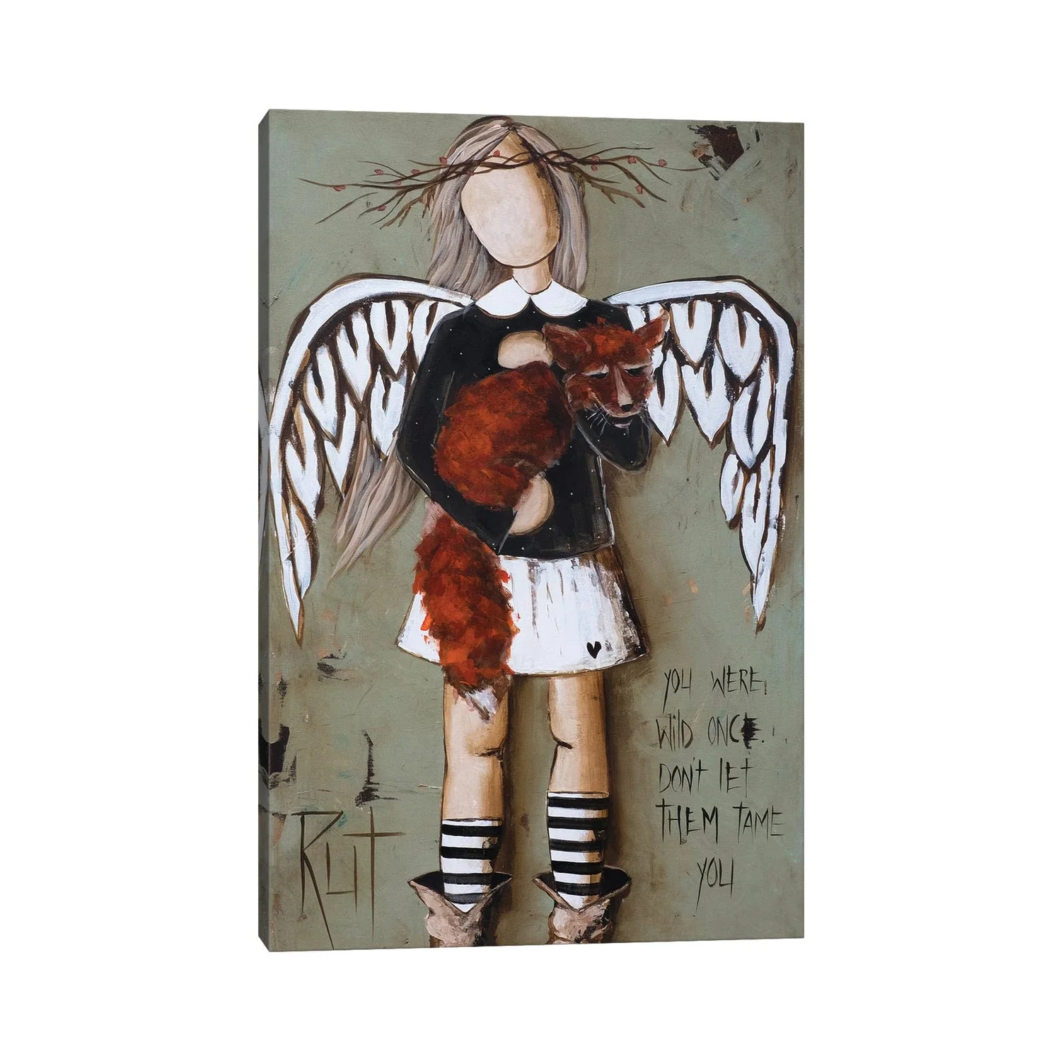 You Were Wild by Ruth's Angels - Canvas Gallery Wrap - Image 4