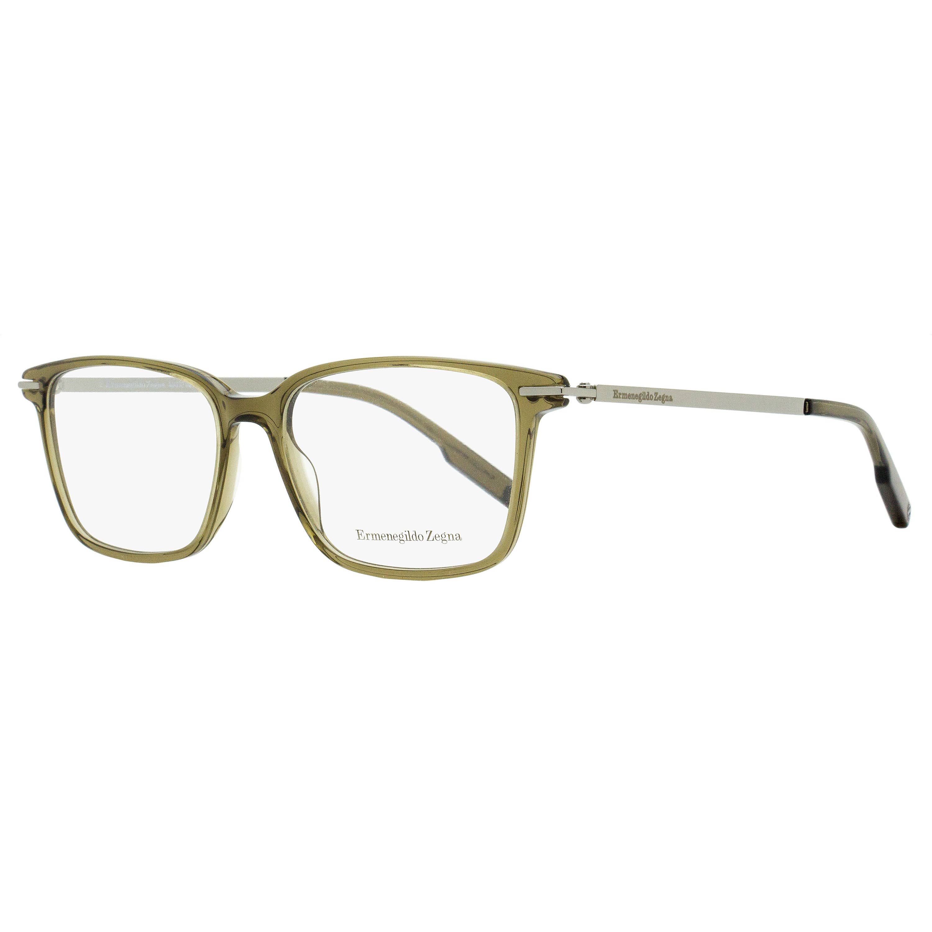 Zegna Rectangular Leggerissimo Eyeglasses EZ5246 001 Black 54mm - Image 3