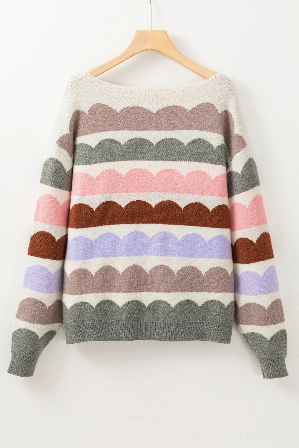 Threaded Pear Zelda Sleeve Drop Shoulder Sweater - Image 4